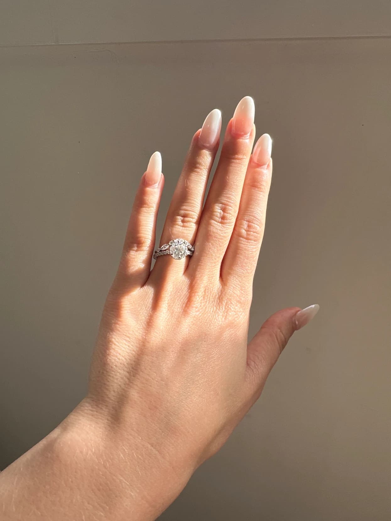 Sarlote's custom engagement ring, handmade by Ifliands